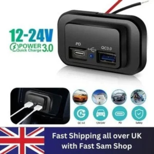 Car 12v 24v - dc, usb