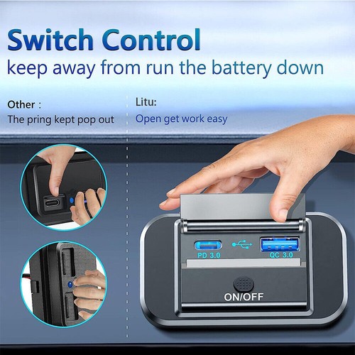 12v 24v usb - pd, 3