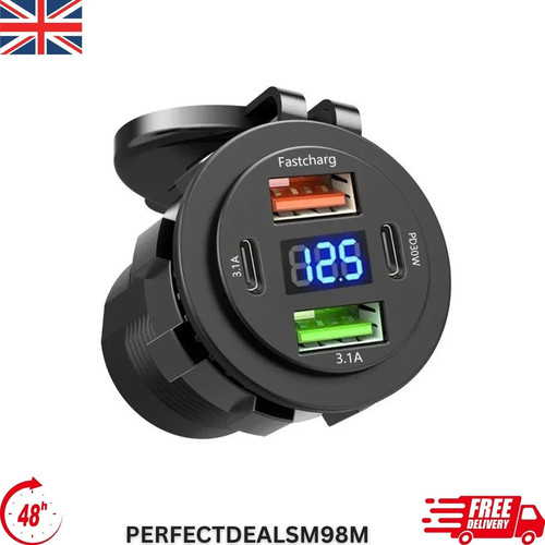 83w port usb car charger - c,
