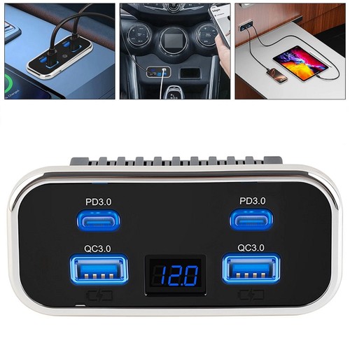 76w usb outlet - rv, 4‑port