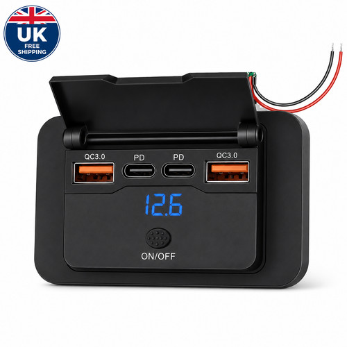 Port usb fast charging panel - 4,