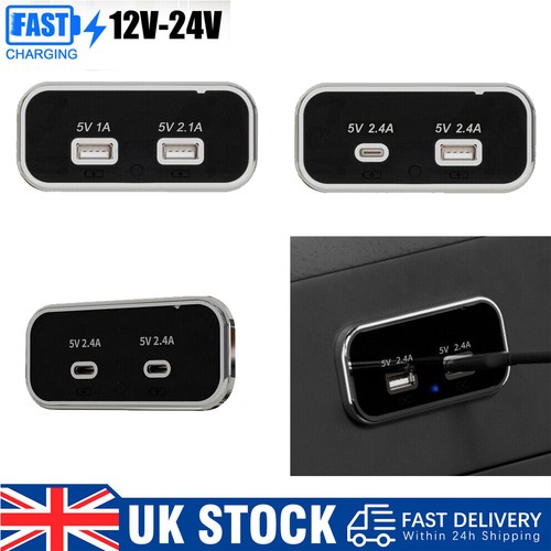 12v 24v dual usb ports - dual,