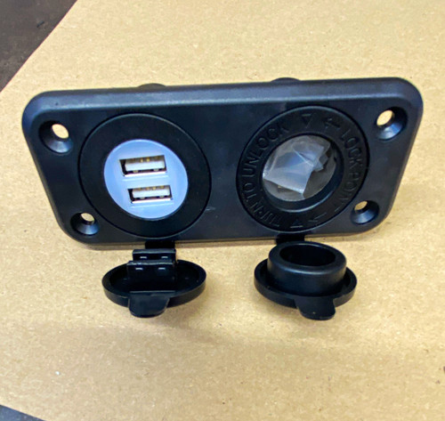 Dual usb port panel - usb,