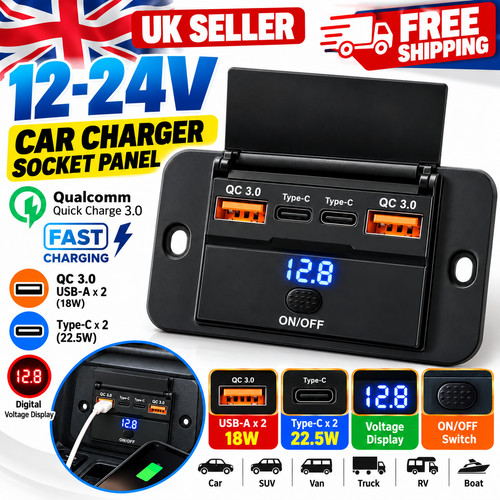 Car 12v 24v type - 12v-24v, usb