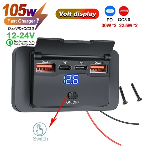 Usb socket panel charger for - usb,