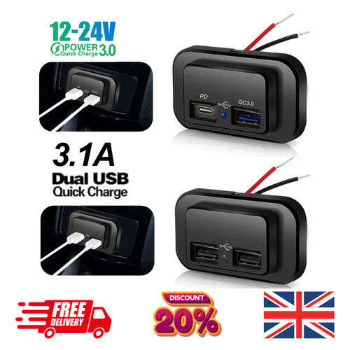 Car 12v 24v type c - dc, pd