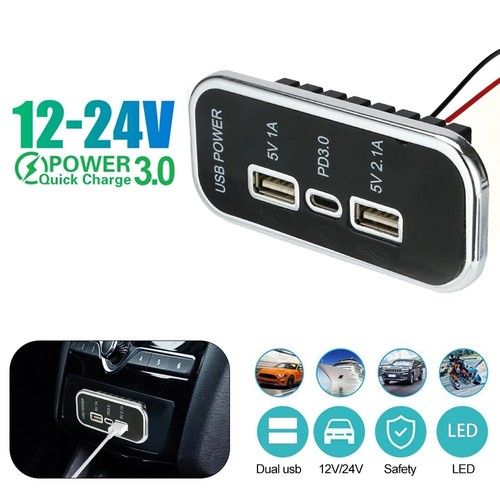 12v 24v dual usb - 12v-24v,