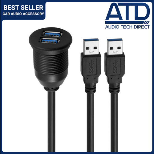 Dual usb male to - 3.0,