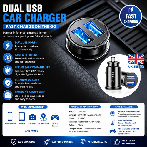 Fast charge dual usb - dual,