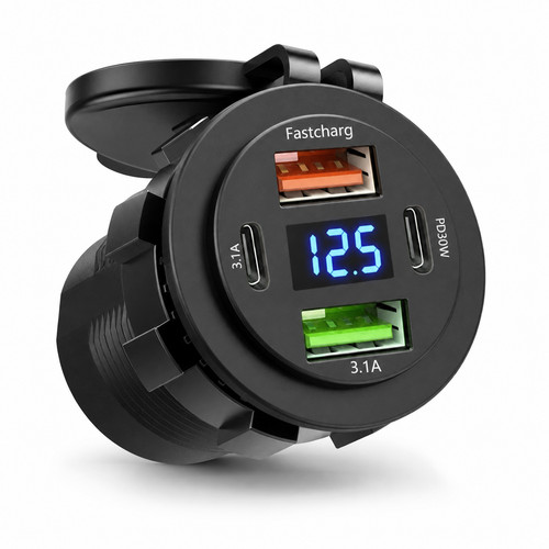 83w port usb car charger - 4,