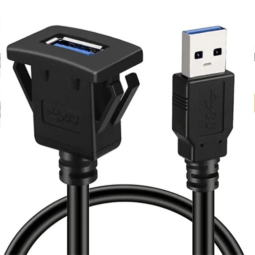 Usb panel mount extension - 3.0,