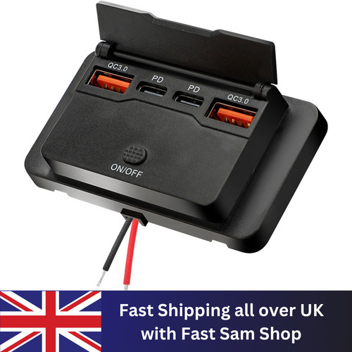 Car 12v 24v - c, usb